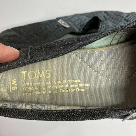Toms Carpenter Diem canvas slip on shoes size 6 - Picture 6 of 6
